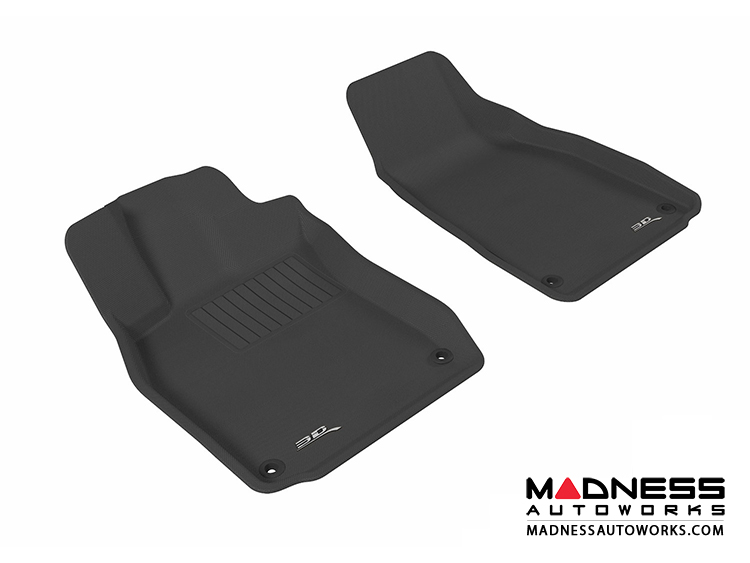 Audi A6/ S6/ RS6 Floor Mats (Set of 2) Front Black by 3D MAXpider